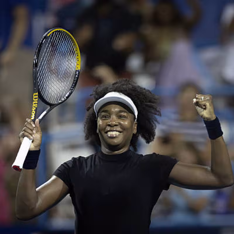 Venus Williams Receives an Invitation to the Main Draw of the WTA Cincinnati 2025. Photo: Getty