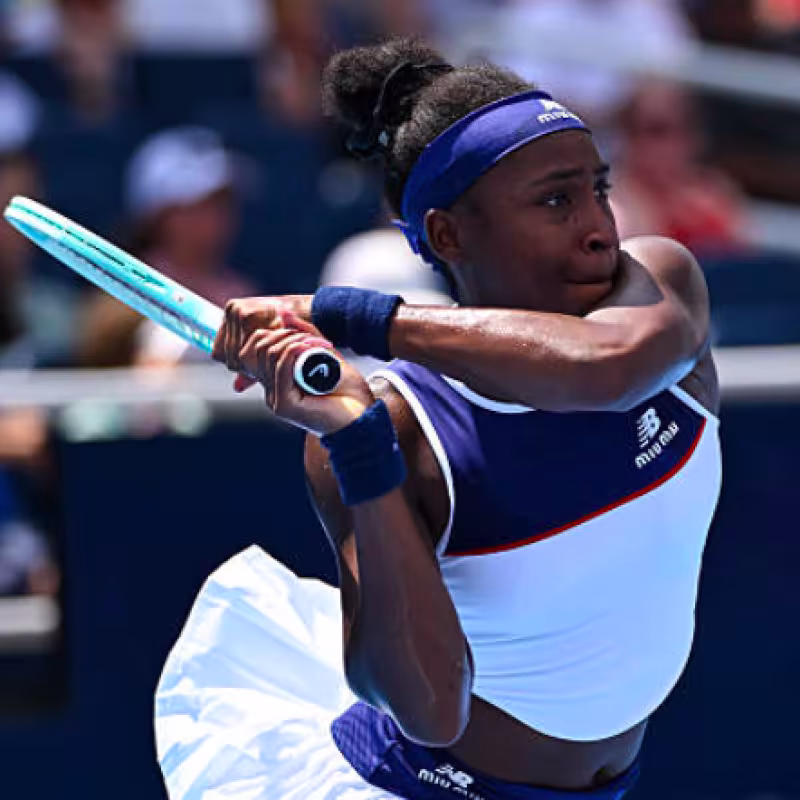 Coco Gauff debuting at WTA Cincinnati 2025. Source: Getty