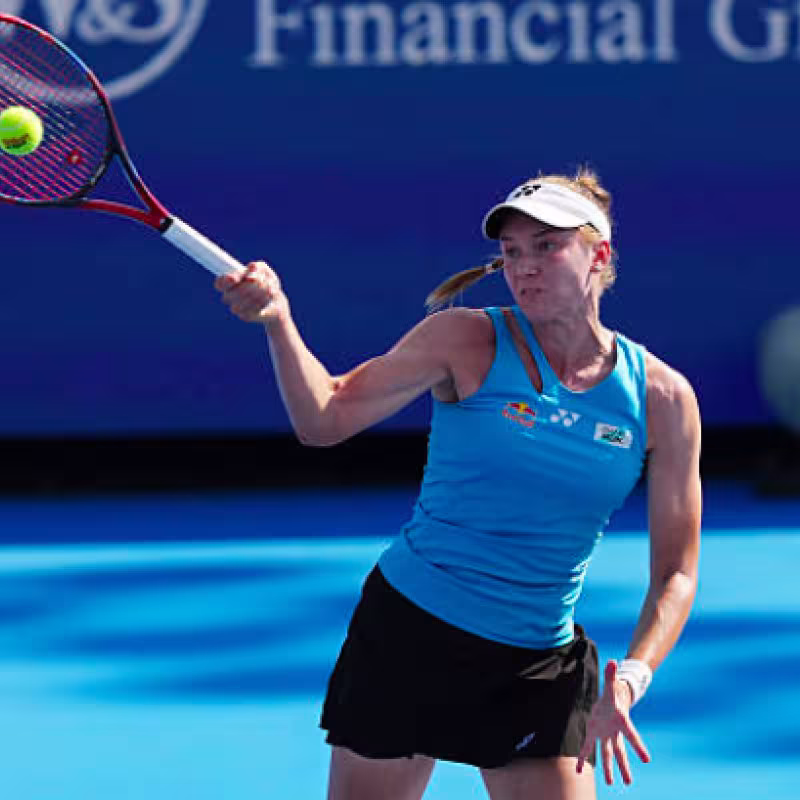 Elena Rybakina overcomes another tough hurdle in Cincinnati. Source: Getty