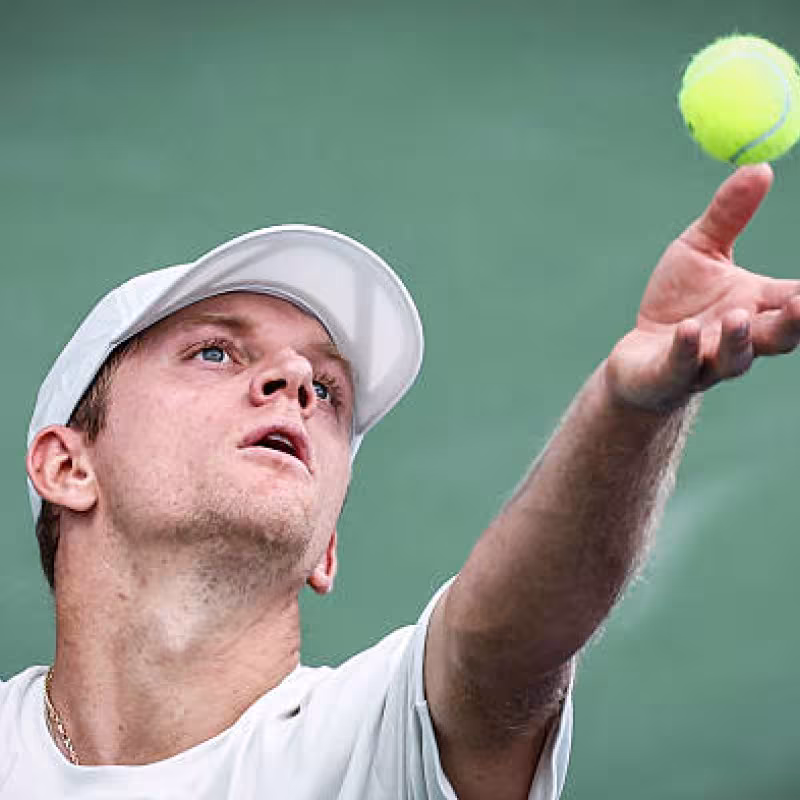 Davidovich's witty response when asked about his new married life. Photo: Getty Images