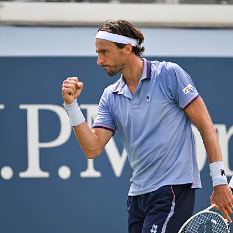 Rinderknech stages comeback against Bonzi and will be Carlos Alcaraz's opponent in the round of 16 at the US Open. Photo: Getty Images.