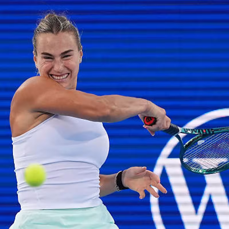 Sabalenka ends Bouzas' late display of her tennis. Photo: Gettyimages.