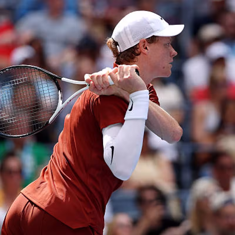 Sinner and a champion's debut at the US Open: only concedes four games against Kopriva. Photo: Getty Images