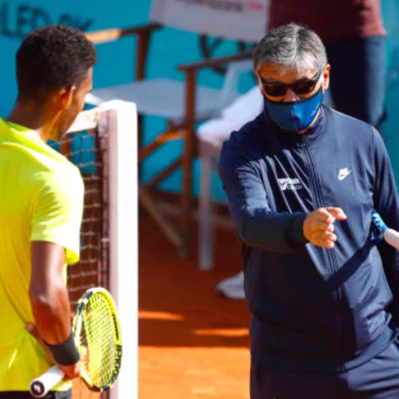 Toni Nadal and Felix Auger-Aliassime, an offer on the table. Source: Getty