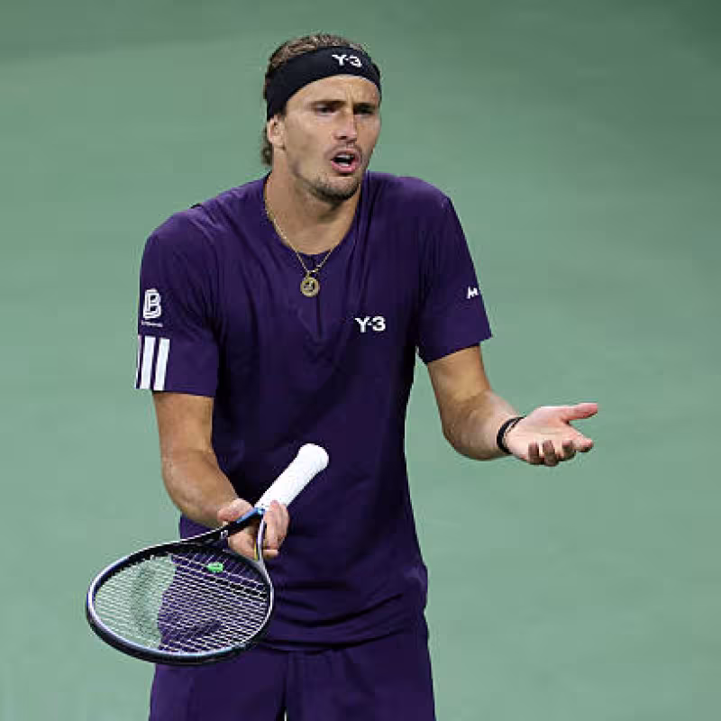 Alexander Zverev, disappointment at US Open 2025. Photo: Getty Images.