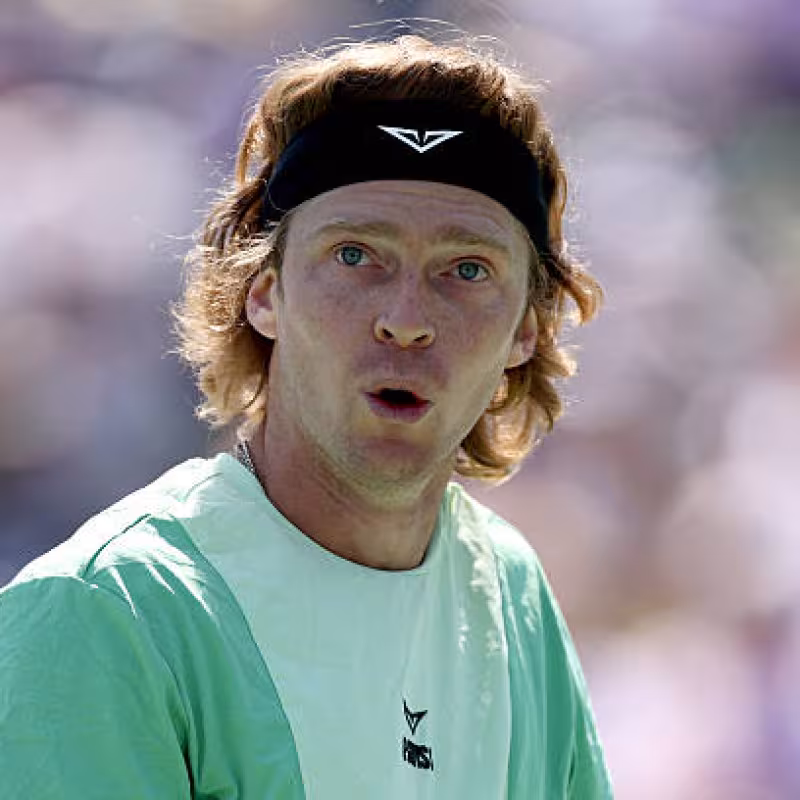 Andrey Rublev criticizes fast courts. Photo: gettyimages