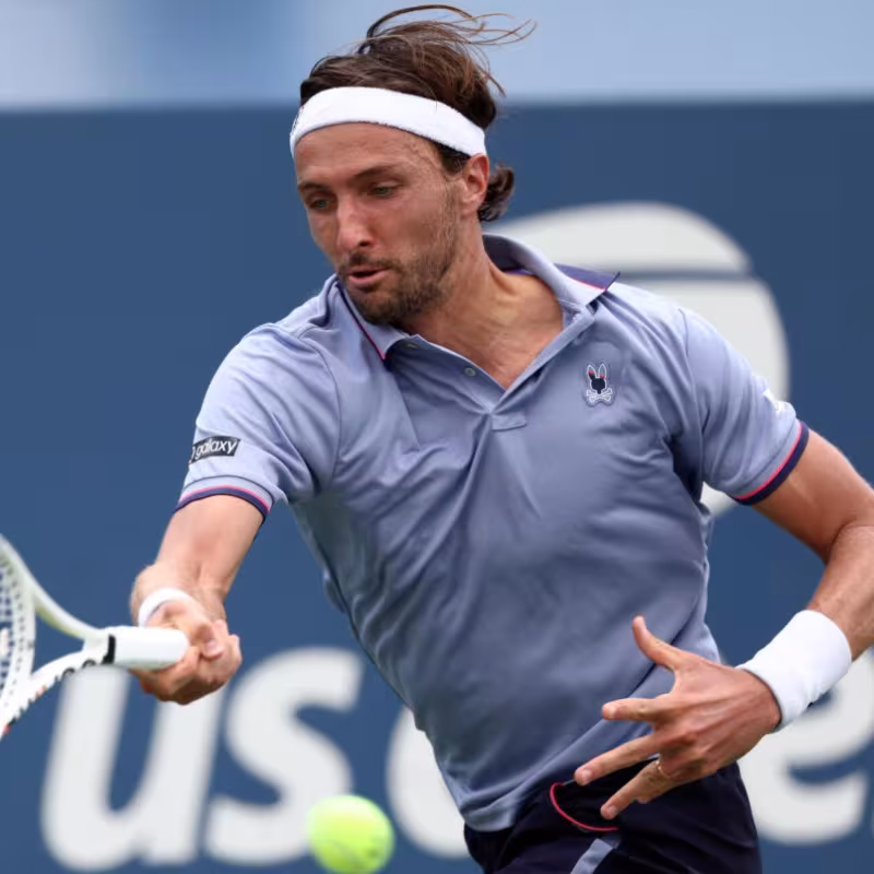 This is how Arthur Rinderknech plays, next opponent of Carlos Alcaraz in the US Open. Photo: Getty