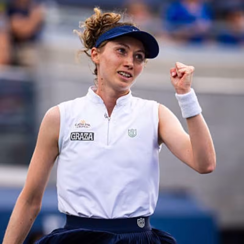Cristina Bucsa at the US Open 2025. Photo: Getty