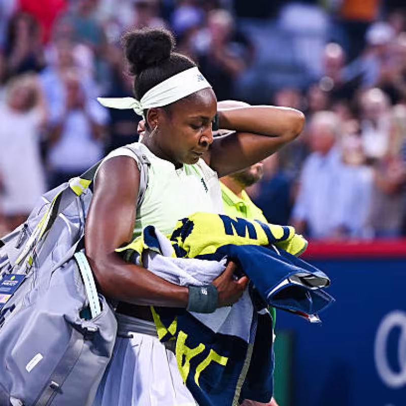 Gauff explains the cause of her surprising defeat in Montreal. Photo: Getty