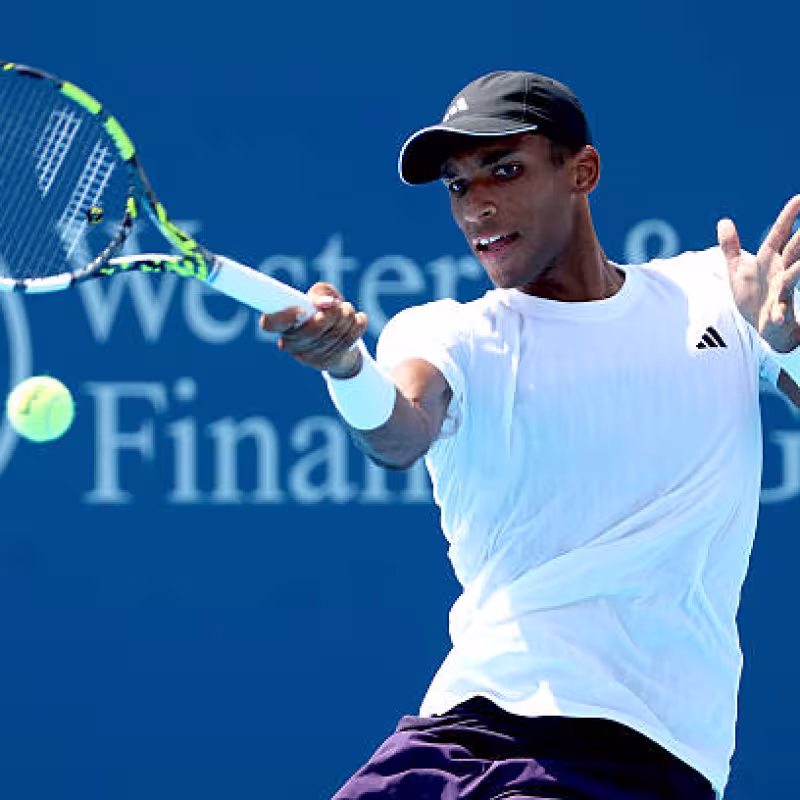 Felix Auger-Aliassime at ATP Cincinnati 2025. Photo: Getty
