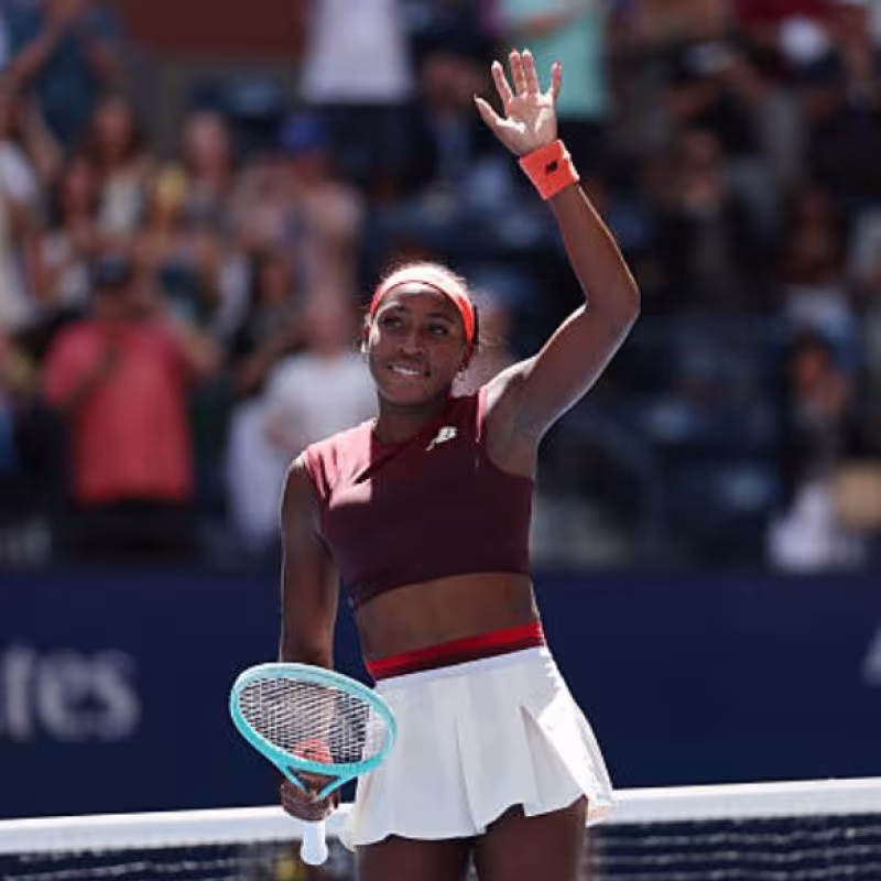 Coco Gauff at the US Open 2025. Photo: Getty