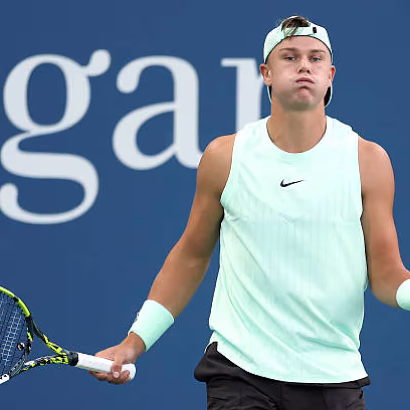 Rune eliminated from the US Open 2025 by a great Struff. Photo: Getty.