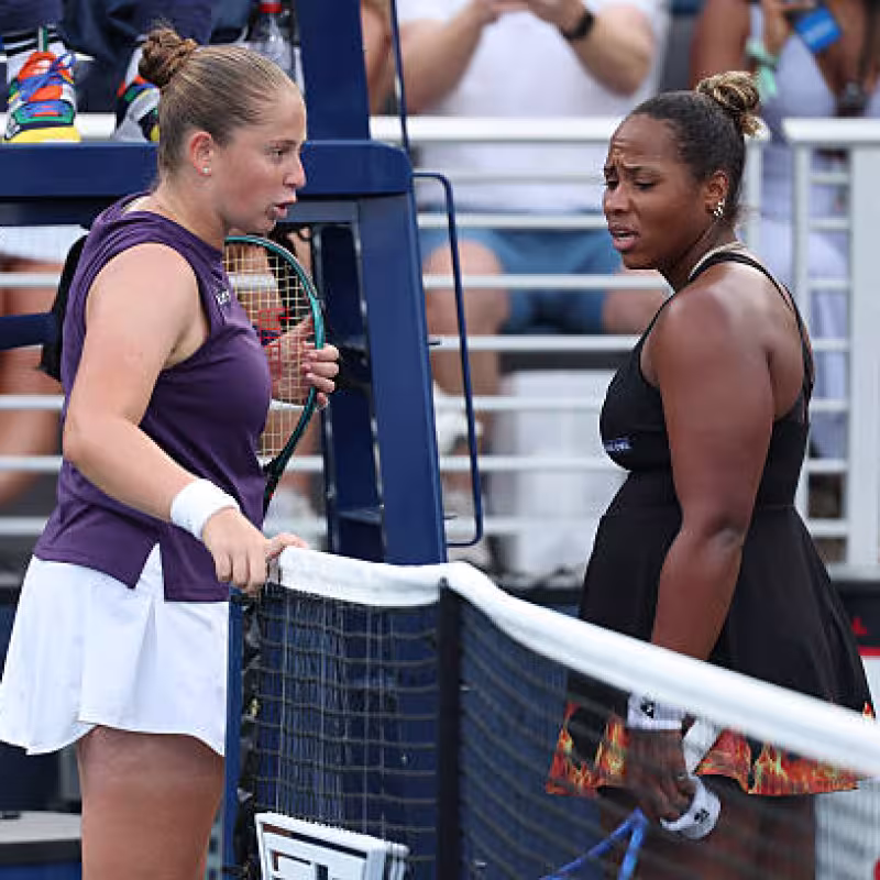 Ostapenko, about her controversy with Townsend: "It's very disrespectful and goes against the rules." Photo: Getty