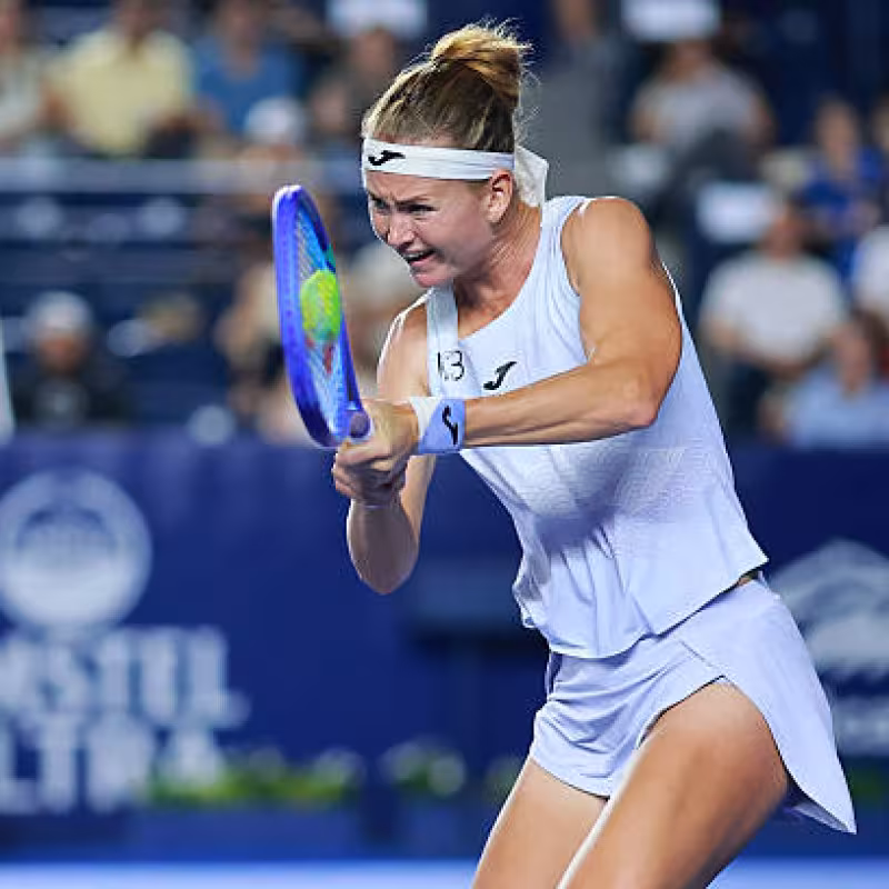 Marie Bouzkova, semifinals in Monterrey. Photo: gettyimages