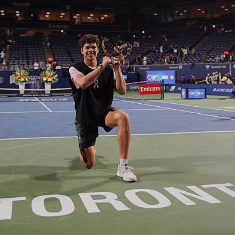 Ben Shelton wins the ATP Toronto 2025. Photo: Getty