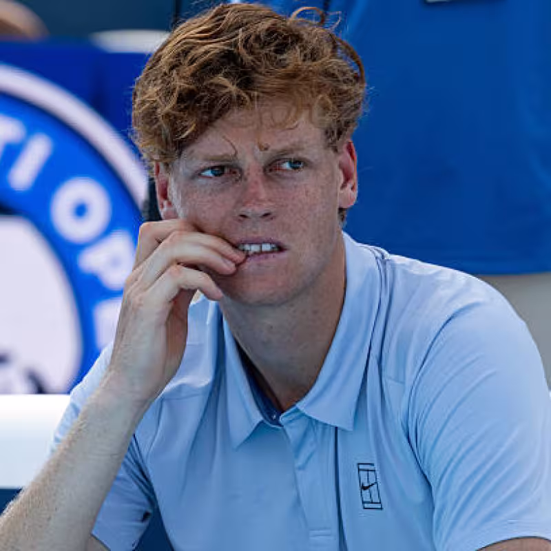 Jannik Sinner puts his presence in the mixed doubles of the US Open in doubt. Source: Getty