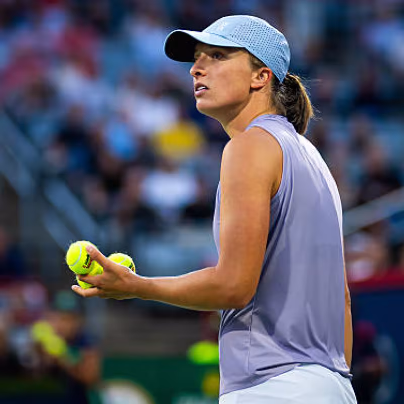 Swiatek, footwork. Photo: gettyimages