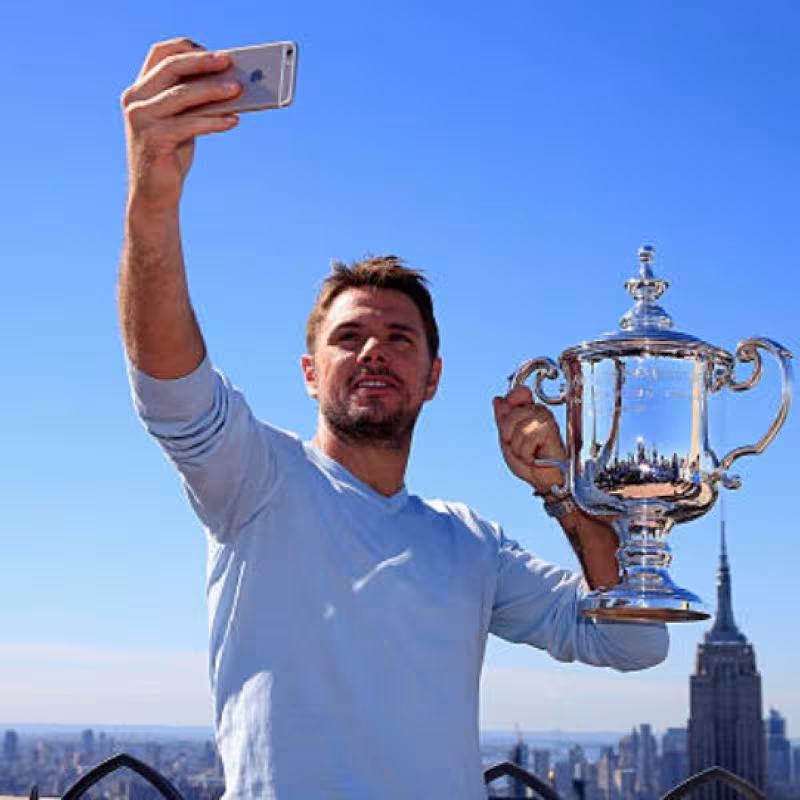 Stan Wawrinka wins the US Open 2016. Photo: Getty