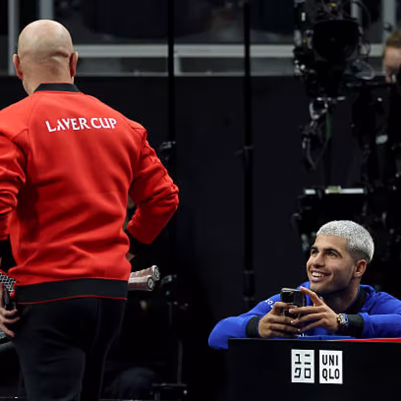 Agassi surrenders once again to Alcaraz: "He is the combination of the Big 3 in one player." Photo: Getty Images