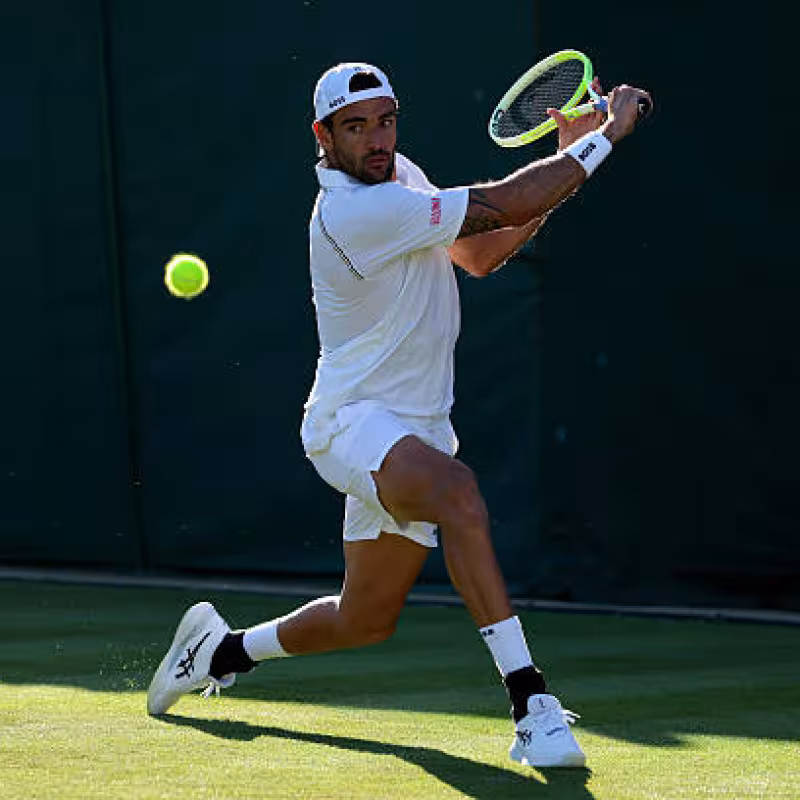 Berrettini will return to the circuit three months later at the ATP Stockholm. Photo: Getty Images