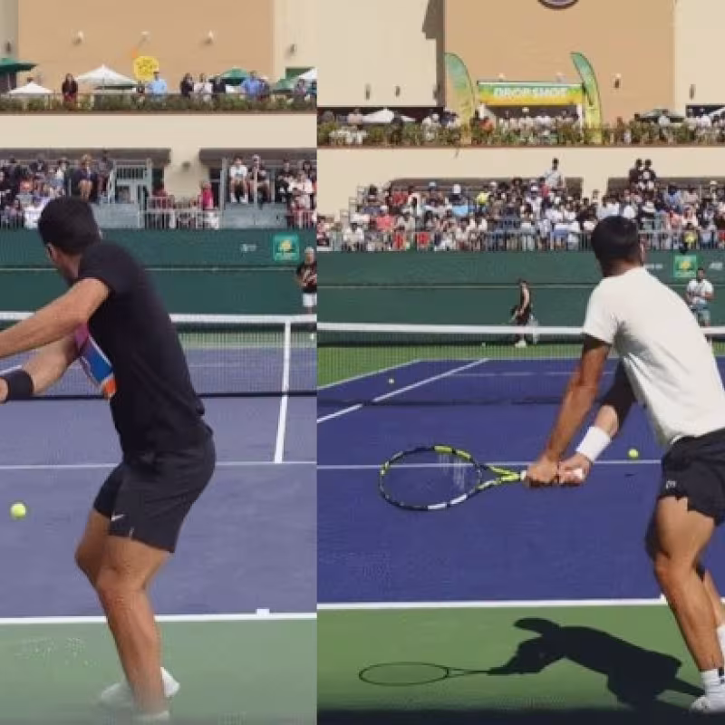 This is the change that Alcaraz has introduced in his backhand in 2025.