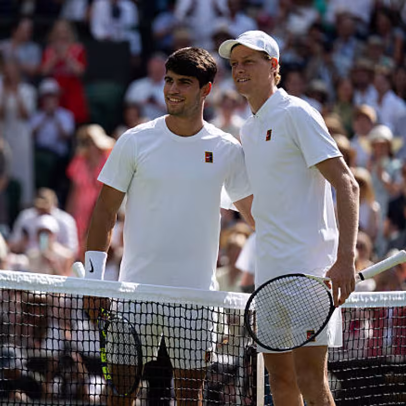 This is the data that confirms the overwhelming dominance of Alcaraz and Sinner in the world of tennis. Photo: Getty Images