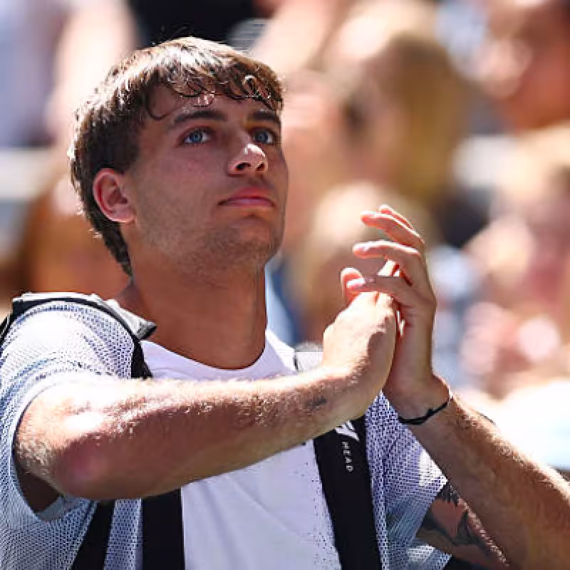 Flavio Cobolli in the Wimbledon tournament. Source: Getty