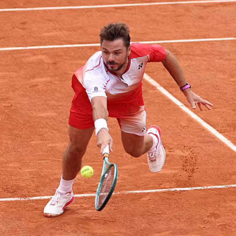 Challenger Rennes 2025. Gaston ends Wawrinka's dream of winning another title. Photo: Getty Images.