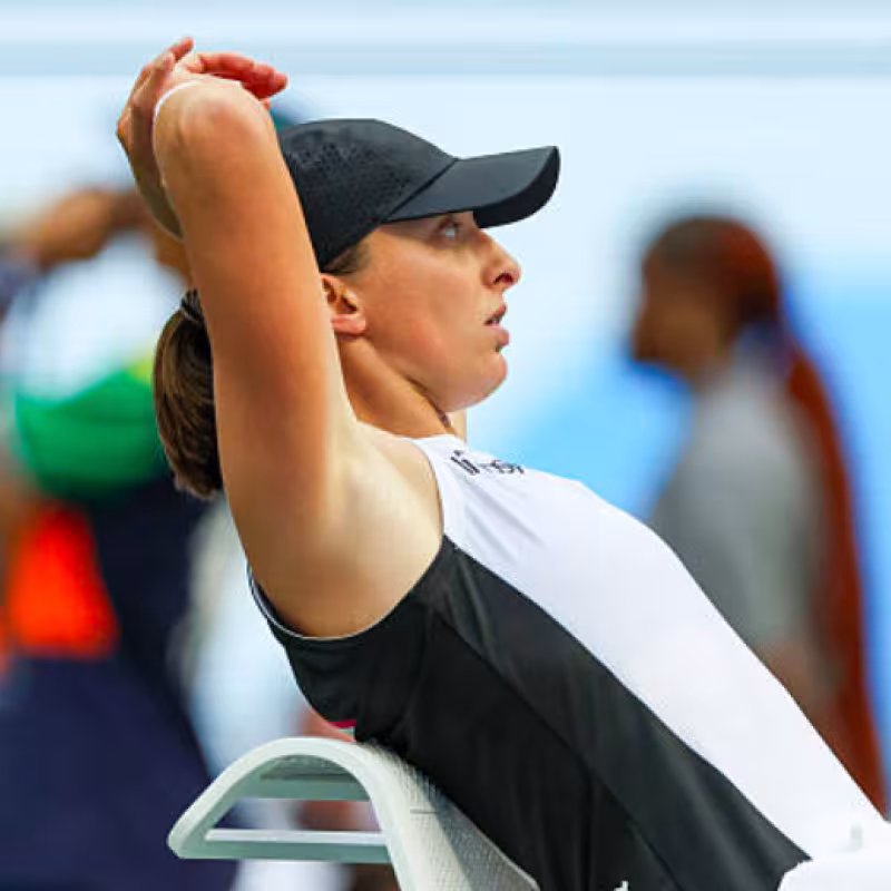 Iga Swiatek, the top favorite in the Korea Open 2025. Source: Getty