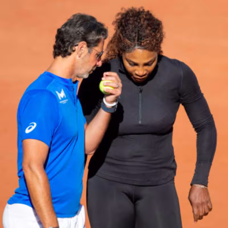 Patrick Mouratoglou and Serena Williams in their time together. Source: Getty