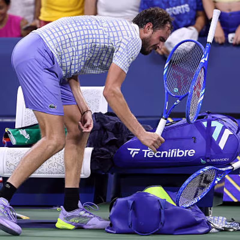 Medvedev's psychologist on what happened at the US Open: "He is not the first or the only one to do this type of thing." Photo: Getty Images