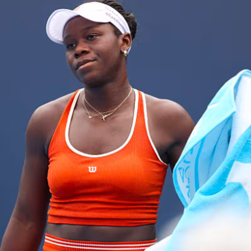 Victoria Mboko continues to not win a match since Montreal. Source: Getty