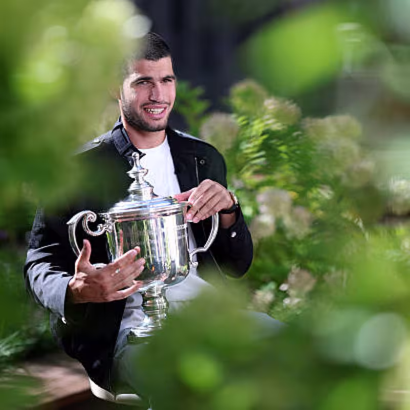 Alcaraz, viral on social media for visiting Alcatraz. Photo: Getty