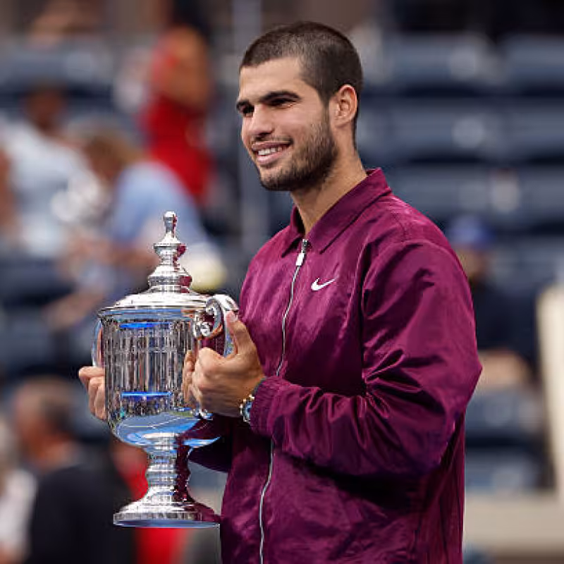 Carlos Alcaraz, better level. Photo: gettyimages.