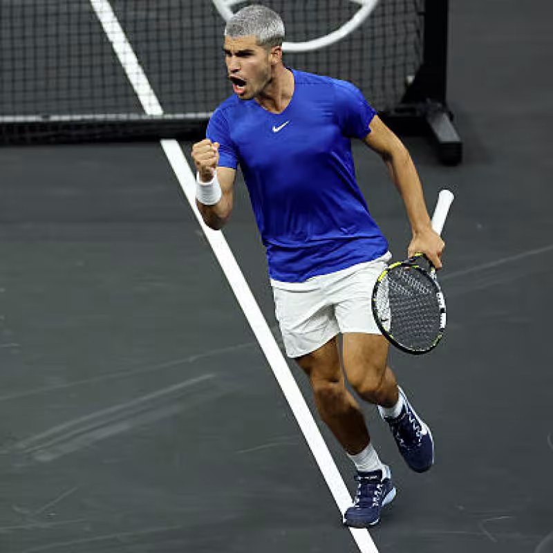Carlos Alcaraz, order of play in Laver Cup 2025. Photo: gettyimages