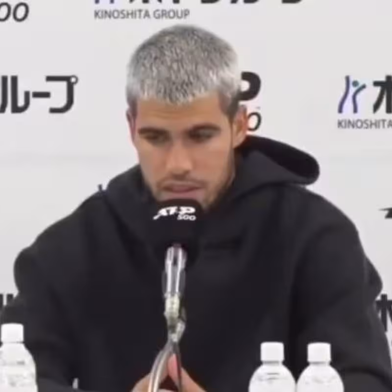 Alcaraz reassures about the state of his ankle: "It's a good sign".