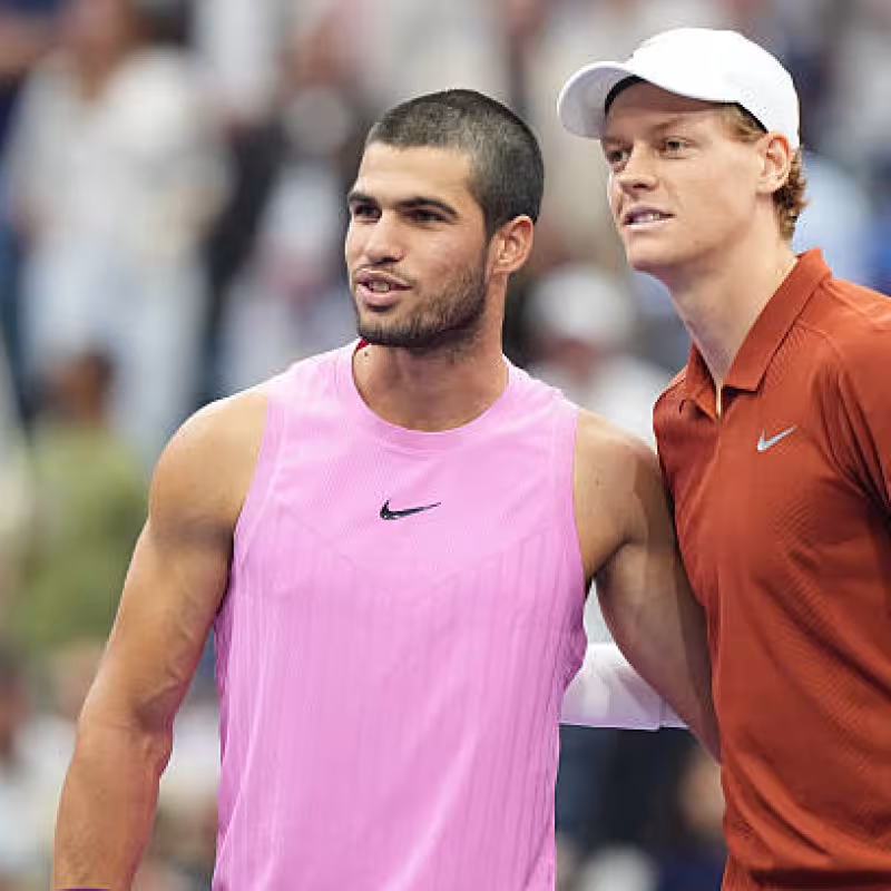 Alcaraz and Sinner vie for the title in Davis Cup 2025. Photo: gettyimages