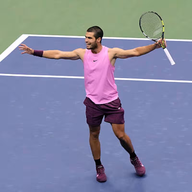 Carlos Alcaraz, tattoos for US Open 2025. Photo: gettyimages