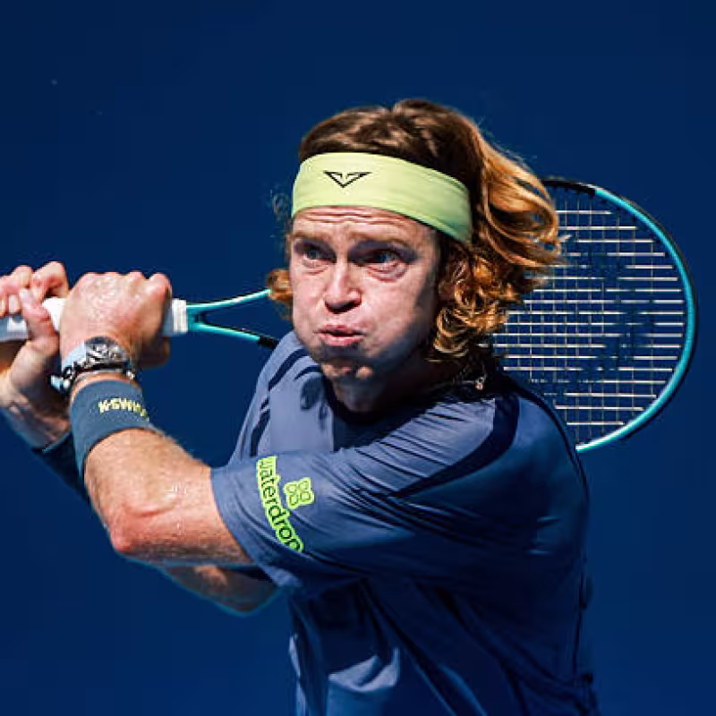 Andrey Rublev loses in Beijing. Photo: gettyimages