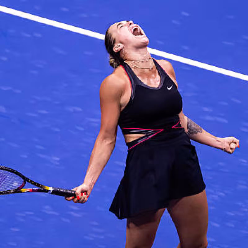 Sabalenka: "I want to prove to myself that I can do better in the finals." Photo: Getty