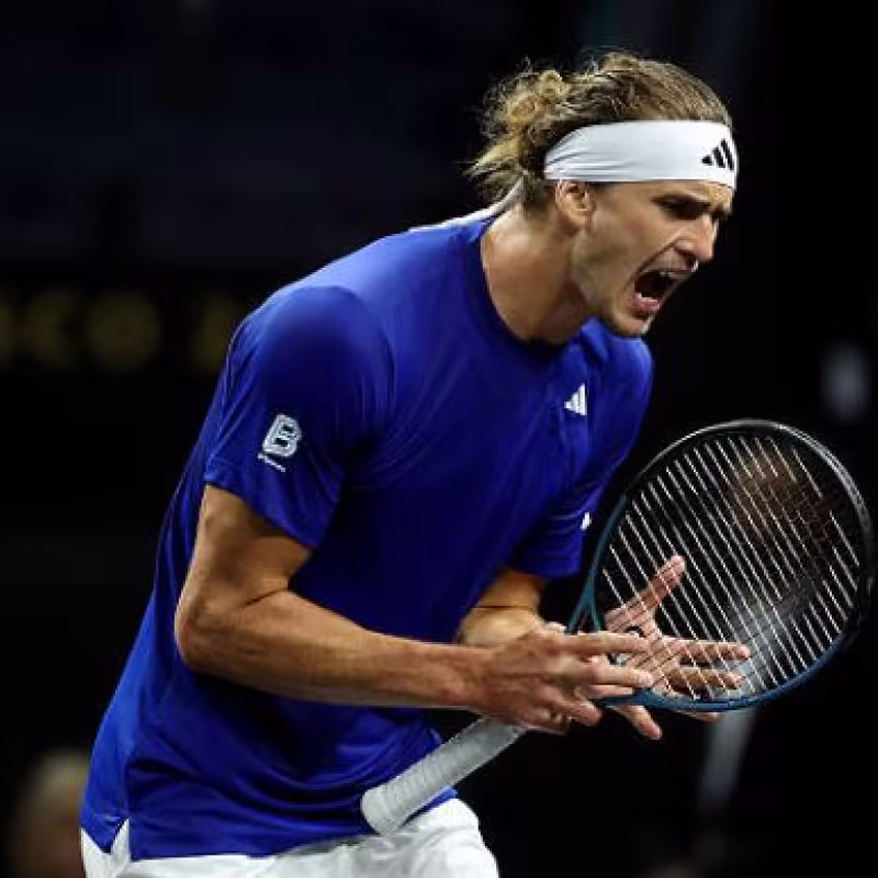 Alexander Zverev at the Laver Cup 2025. Photo: Getty