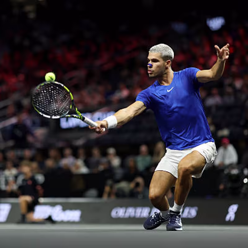 Carlos Alcaraz reflects on his time at the Laver Cup 2025. Photo: gettyimages