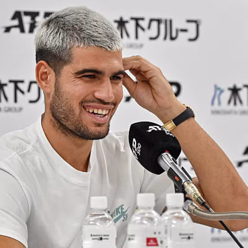 Carlos Alcaraz, option to be the best in history. Photo: gettyimages