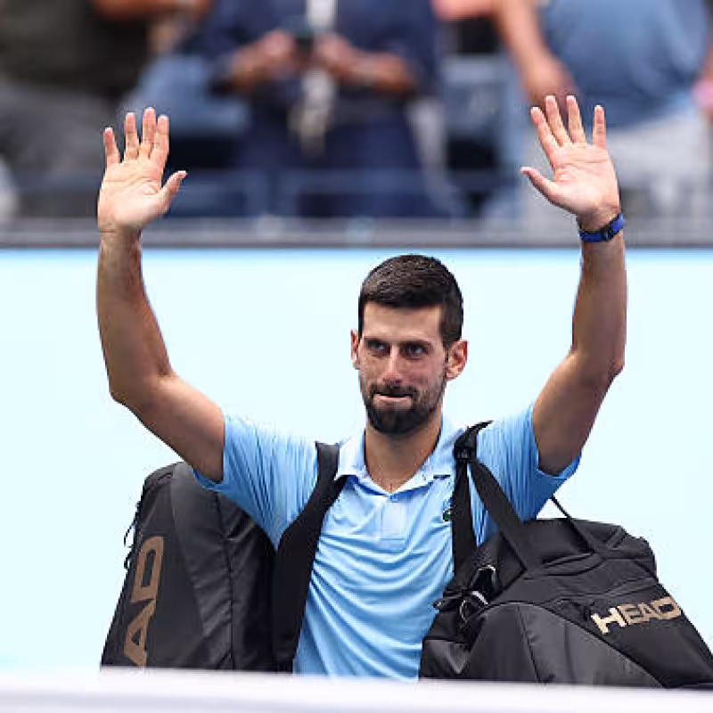 Novak Djokovic, negative record. Photo. gettyimages