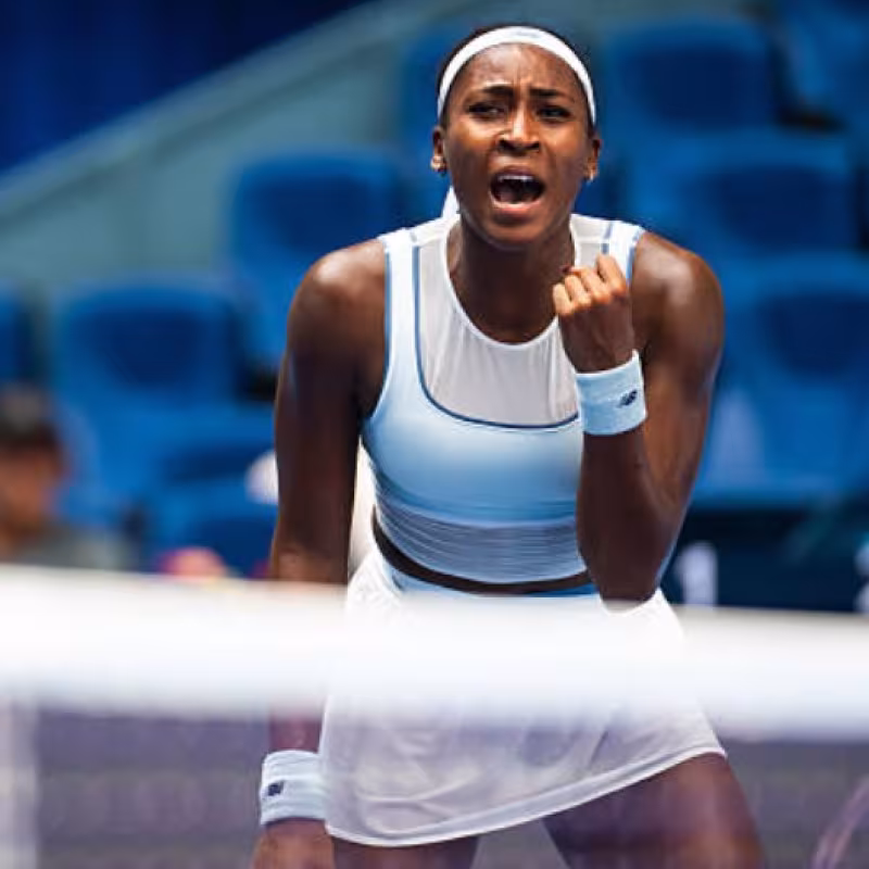 Coco Gauff at the WTA Beijing 2025. Photo: Getty