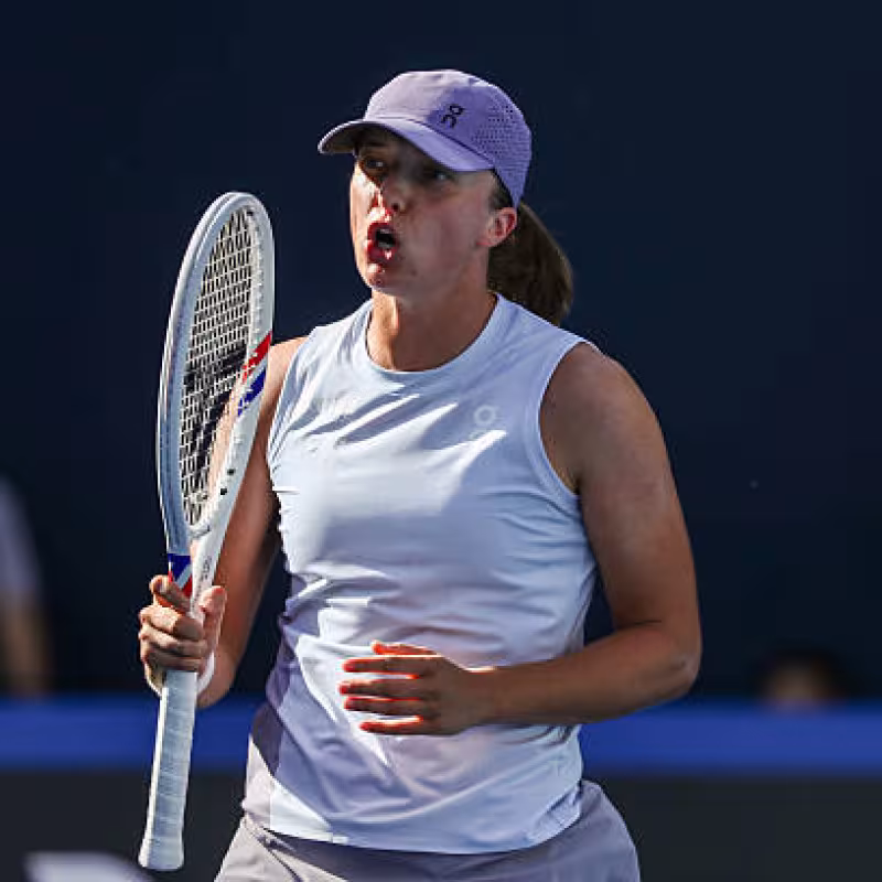 Iga Swiatek at the WTA Beijing 2025. Photo: Getty
