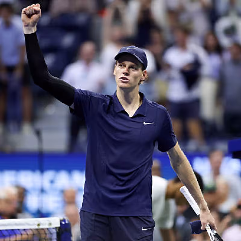 Sinner makes history by reaching four Grand Slam finals in the same season. Photo: Getty