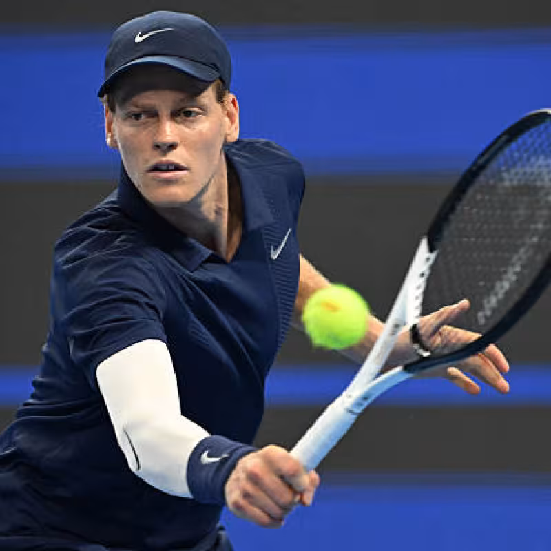 Jannik Sinner beats Cilic in Beijing. Photo: gettyimages