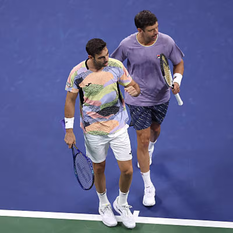 Granollers and Zeballos qualify for the grand final of the US Open 2025. Photo: Getty
