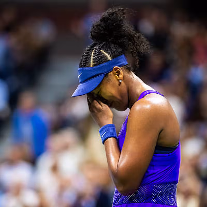 Naomi Osaka at the US Open 2025. Photo: Getty